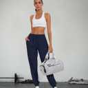 SEVEGO Women's 30"/32"/34"/36" Tall Inseam Joggers Lightweight Sweatpants Zipper Pockets Athletic Workout Lounge Pants (Blue)