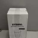 100 Pack 12 oz Disposable Paper Coffee Cups, Leak Proof Insulated Ripple Wall Hot Cups for Espresso, Coffee, Tea, Hot Chocolate, To Go Drinks (Home, Office, Cafe Bar)