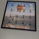 13x13 Picture Frame Black for Wall Hanging, Wall Mounting Horizontally or Vertically, 13 x 13 Square Wall Gallery Poster Photo Frame with Shatter Resistant Plexiglass, Black