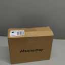 Alsonerbay White Corner Shelf Wall Mount, 4 Tier Floating Shelf for Wall Storage, Rustic Wood Shelves for Bedroom, Living Room, Bathroom, Entryway, Garage (Dog Shaped)