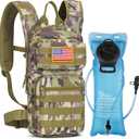 NOOLA Hydration Backpack with 3L TPU Water Bladder, Tactical Molle Water Backpack for Men Women, Hydration Pack for Hiking, Biking, Running and Climbing