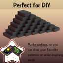 100pcs Blank Matches Boxes for DIY Craft, 2.28x1.41x0.59in Black Small Storage Container Bulk Matchboxes with Double-Sided Strikers for Wedding & Birthday Party Favor Supplies, Empty Matchboxes