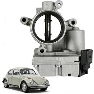 Kessocco 03G128063T 03G128063S 03G128063D A2C59515371 Electronic Throttle Body for 2009-2014 VW Beetle Golf Jetta A3 2.0 TDI Diesel