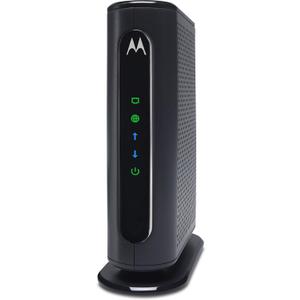 MOTOROLA 8x4 Cable Modem, Model MB7220, 343 Mbps DOCSIS 3.0, Certified by Comcast XFINITY, Time Warner Cable, Cox, BrightHouse, and More (No Wireless)