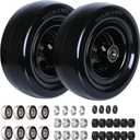 2-Pack 13x5.00-6 Tires for Zero Turn Mower,with Upgraded 3/4"or 5/8" and 1/2" Bearing More Durable, 13x5.00-6 Flat Free Tire, 13x5-6 Lawn Mower Tires,4.2"-5.2" Center Hub, Load 500lbs