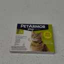 PetArmor Plus Flea and Tick Prevention for Cats, Cat Flea and Tick Treatment, 3 Doses, Waterproof Topical, Fast Acting, Cats Over 1.5 lbs (3 Count)