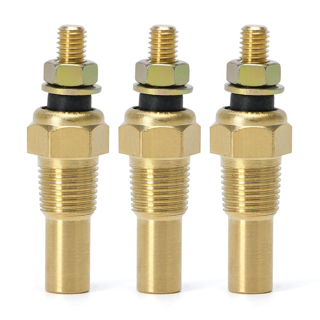 Oil Water Temperature Temp 1/8 NPT Sensor Unit Sender Electric Gauge Pack of 3