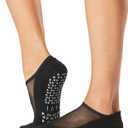 TAVI NOIR Women's Maddie Grip Socks - Non-Slip Yoga, Barre & Pilates Socks (Black, S)