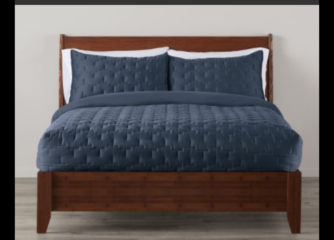 Mobavari 3pc Comforter Set King- Blue
