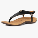 Athlefit Women's Comfortable Orthopedic Sandals Thong Dressy T-Strap Orthotic Casual Summer Arch Support Sandals Size 8.5