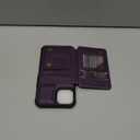 Vinich for iPhone 13 Wallet Case with Card Holder, RFID Blocking Credit Slots Kickstand Shockproof Phone Cover for Women Men, Purple