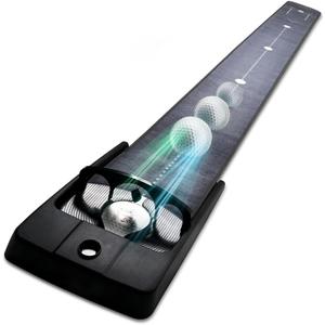 WINNER SPIRIT Miracle 580v3 Golf Putting Mat Green Indoor with Electric Auto Ball Return Silent Quiet No Noise Home Office Gift