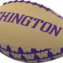 Logo Brands Washington Mini Size Rubber Footballl Mini-Size (5.25" X 5.25" X 8")