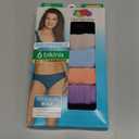 Fruit of the Loom womens Breathable Underwear, Moisture Wicking Keeps You Cool & Comfortable, in Plus Size (6, Cooling Stripes - Bikini - 6 Pack - 