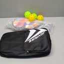 Carbon Fiber Pickleball Paddles Set of 2, USAPA Approved T700 Raw Carbon Face, Lightweight 7.5oz Honeycomb Core Pickle Ball Rackets, High Spin, Includes 4 Balls & Portable Bag (2 Pack Pink & Purple)