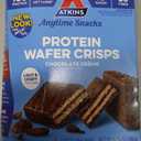 Atkins Chocolate Crme Protein Wafer Crisps, Protein Dessert, 4g Net Carb, 1g Sugar, High in Fiber, Keto Friendly, 5 Count (BB: 12/02/2025)