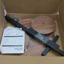 AUGOSTA 3 Tier Plant Stand, Tall Metal Wood Shelf Holder for Indoor, Outdoor Display Rack Flower Pot Stand for Corner Living Room Balcony Garden Patio