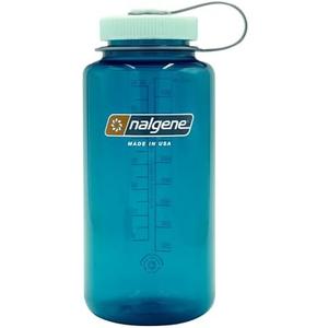 Nalgene Sustain Tritan BPA-Free Water Bottle Made with Material Derived from 50% Plastic Waste (using ISCC certified mass balance), 32 OZ, Wide Mouth, Trout Green