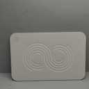 Dorai Home Bath Stone Mat 23.6"x15.4"  Quick-Dry, Non-Slip Diatomite Stone Bath Mat for Bathroom, Zen Sandstone