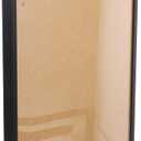 CORHAD Transparent Photo Frame Certificate Stand for Office Home Smooth Easy to Install for Awards Posters Memorable Photos, Size 11,5 x 5,5 Inch, Black