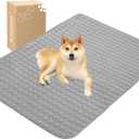 MICROCOSMOS Summer Cooling Mat & Sleeping Pad- Water Absorption Top, Materials Safe, Easy Carry, EZ Clean. Keep Cooling for Pets, Kids and Adults.(Dark Grey, 59" x 40")