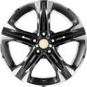 New Single 18x7.5 Inch 18 Inch 18" Premium Aluminum Alloy Wheel Rims Fit for KIA K5 2021 2022 2023 2024, Direct Fit OEM Replacement Rim, Machined Grey, 18946