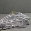 Nature Smile Non Slip PVC Coating Sweater Hangers,Dress Suit Coat Hangers,Shoulder Bump Free Golf T Shirts Clothes Hangers (White Color 20 Pack)