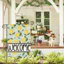 5 x AVOIN colorlife Welcome Summer Lemon Garden Flag 12x18 Inch | Double Sided, Weather & Fade Resistant, Yard Outdoor Decoration, for Outside