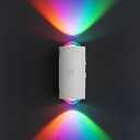 Rechargeable Motion Sensor Wall Sconce, Battery Operated Indoor Night Light with Magnetic Mount, RGB Colorful LED Ambient Lighting for Hallway, Stairs, Bathroom & Kids Room (USB-C)