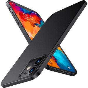 TORRAS Slim Fit for iPhone 12 Case/for iPhone 12 Pro Case, Slim Yet Protective, Lightweight Matte AntiScratch Hard PC Cover for iPhone 12 Slim 6.1 inch 2020, Black