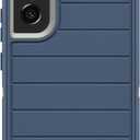 OtterBox Defender Case & Belt Clip/Stand for Samsung Galaxy S22 (NOT Plus/Ultra) Retail Packaging - Anti-Microbial - Fort Blue