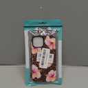 Leopard Print Phone Case for iPhone 14/iPhone 13 6.1",Cute Flower Aesthetic Cases Floral Cool Trendy Cheetah Cover for Girls Women,Hard PC Soft Durable Flexible Protective for iPhone 14/13