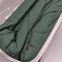 Nestl Dark Green Duvet Cover King Size - Soft Prewashed King Duvet Cover Set, 3 Piece, with Zipper Closure, 1 Duvet Cover 104x90 inches and 2 Pillow Shams