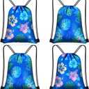 Yiyiring 16 Pcs Cartoon Animation Drawstring Bags Bulk Red Party Favors Candy Bag Birthday Party Decor for Kids Supplies