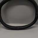 Custom-Fit for GMC Steering Wheel Cover, Genuine Leather Steering Wheel Cover, Non-Slip, Breathable, for GMC Accessories (Black (red Blue line), for GMC)