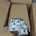 24 Packs Shoe Slots Organizer, Adjustable 4 Level Shoe Stacker, Double Layer Stack Shoe Holder, White Plastic Shoes Space Saver, Thickening Shoe Rack Holder for Closet Organization