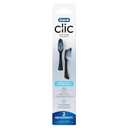 Oral-B Clic Toothbrush Ultimate Clean Replacement Brush Heads, Black, 2 Count