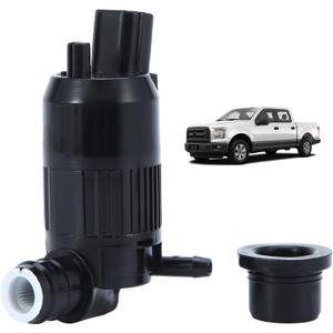 Windshield Washer Pump Fluid Pump for F150 F250 F350 F450 F550 Fusion Taurus Transit Continental MKS MKZ Sable 2008 2009 2010 2011 2012 2013 2014 2015 2016 2017 2018 08 09 10 11 12 13 14 15 16 17 18