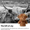 Highland Cattle Driver Headcover - Funny Golf Club Covers - Storytelling Headcover - Animal Plush Golf Head Covers Gift for Men Women Fits Up to 460CC Driver Head