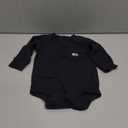 Carhartt Long-Sleeve Pocket Bodysuit (12 Months, Caviar Dark Black)