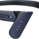 Mu6 Open-Ear Headphones Air Conduction Wireless Bluetooth Earphones for Cycling Workouts Running - 120 Adjustable Lightweight Painless Wearing -Bone Conduction Headphones Alternatives