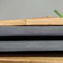Ekena Millwork Lifetime Vinyl LP2S12X05500BL Standard Two Equal Panel Vinyls, Raised Panel Vinyl Shutters, w/Installation Shutter-Lok's & Matching Screws (Per Pair), 12"W x 55"H, Black