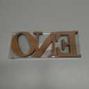 Small Wooden ONE Letters for Rustic 1st Birthday Decorations Wood ONE Sign Table Centerpieces Gender Neutral First Birthday Party Supplies