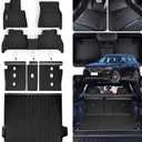 Floor Mats & Trunk Mat for 2019-2024 2025 BMW X5 40i/50i/M50i/M60i/M/M Competition,TPE All Weather Protection 2 Rows Full Set Car Mats