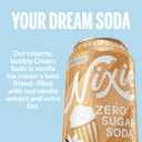 2 x Nixie Organic Zero Sugar Soda, Cream Soda, 0 Sugar, 0 Calories, Healthy Soda Pop, Non-GMO, Caffeine Free, 12oz Can (1 Count)