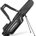 CHAMPKEY Lightweight Golf Stand Bag | Professional Pitch Golf Bag Ideal for The Driving Range, Par 3 and Executive Courses