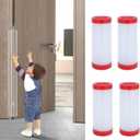 Angloria Baby Proofing Door Pinch Guard, Hinge Cover, Protector for Kids Finger Safety, Heavy Duty Jam Shield, Translucent