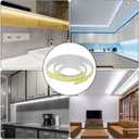 384Led/m 16.4ft COB Flexible LED Strip Light DC12V/24V Bendable Tape (24V, Warm White)