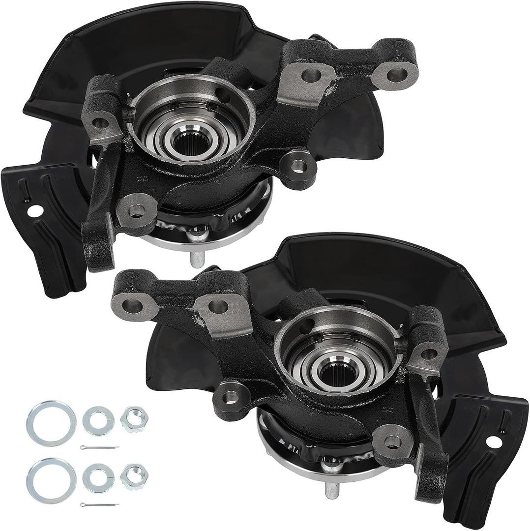 SCITOO 698-464;698-465 Front Steering Knuckle Assembly Left&Right Fit for 2011-2013 for Hyundai Sonata 2PC