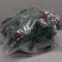 Christmas Garland with Lights,Pre-lit 9ft Christmas Decorations with 50 LED Lights,with Waterproof Battery Box,Indoor&Outdoor Use,for Stairs Fireplace Front Door Porch Home (Battery NOT Include)